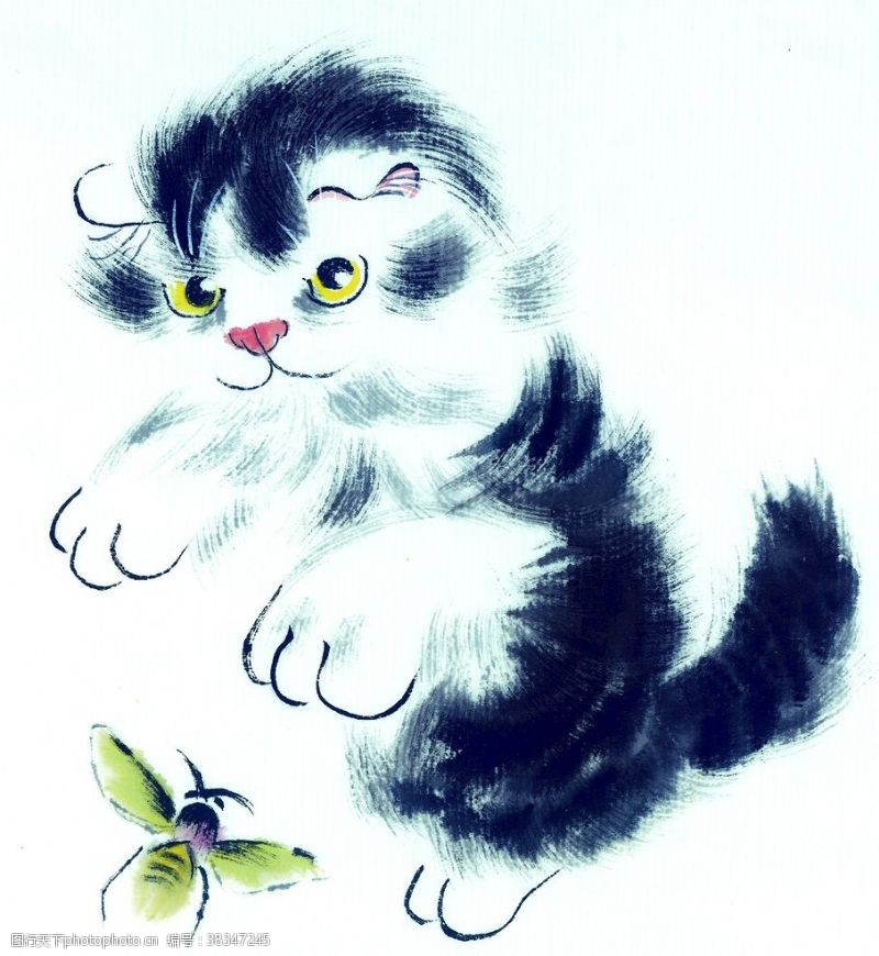 法国中国国画篇猫