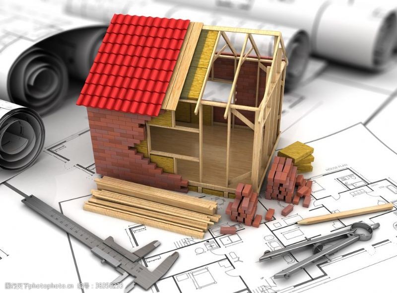 建筑效果图房屋建筑模型