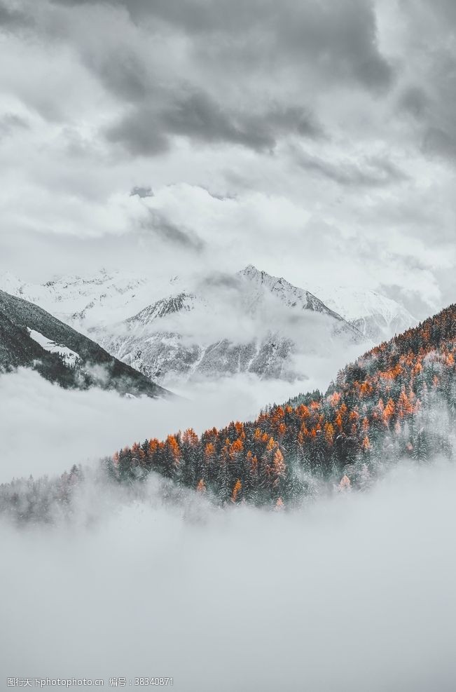 生态山脉云雾
