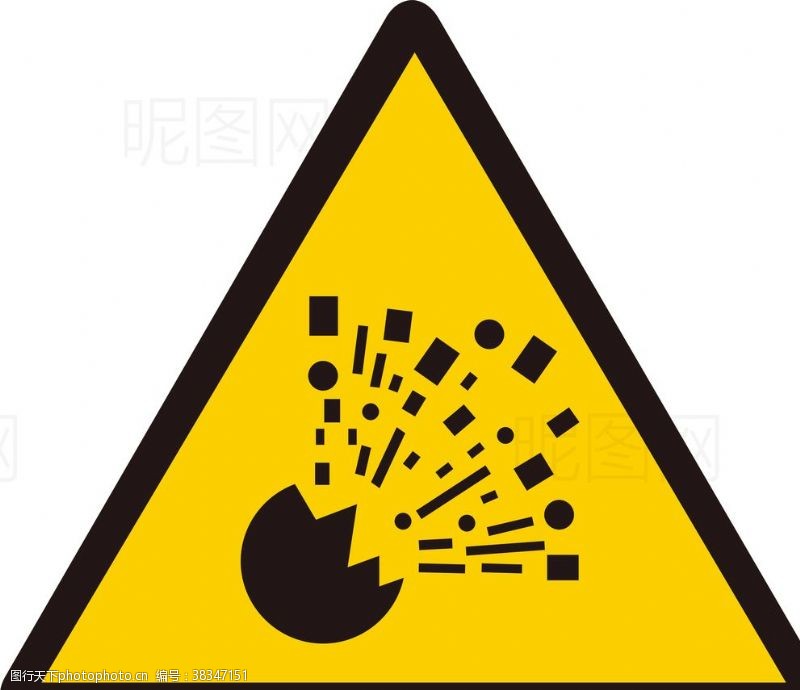 电力标识标牌注意放射性物质