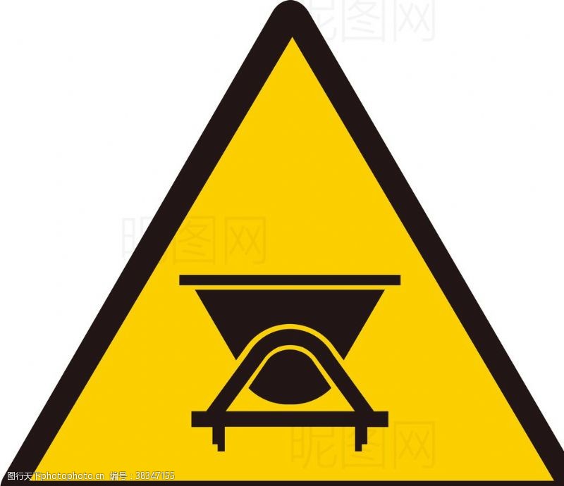 电力标识标牌注意工程机械