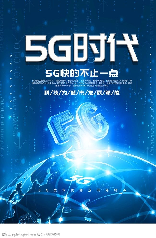 5g科技城市5G海报