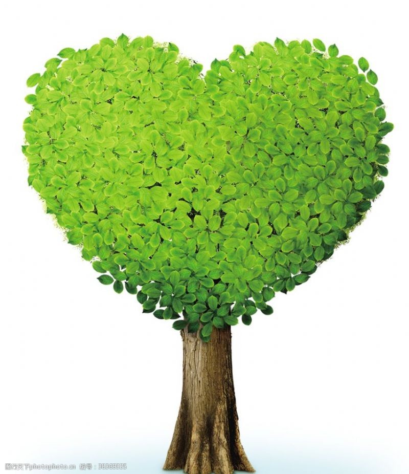 呵护健康爱心绿树