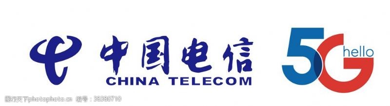 联通标志中国电信5g