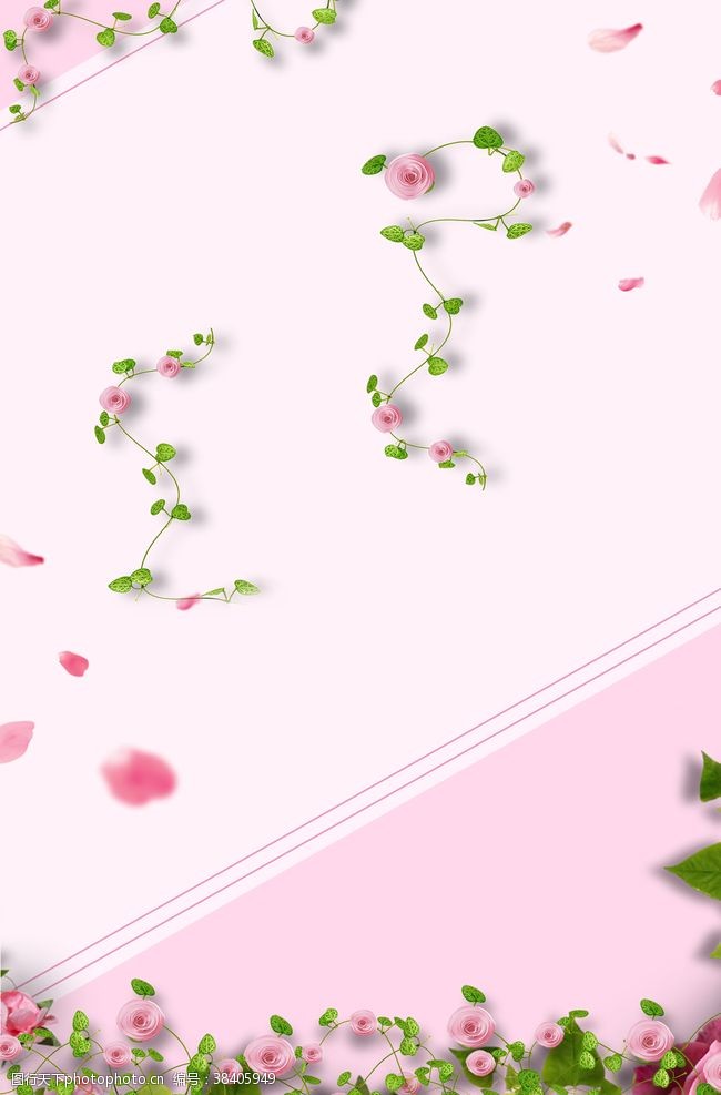 樱花图案花朵背景