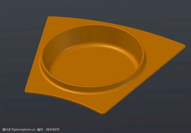 dwg3D宽边碗陶瓷餐具