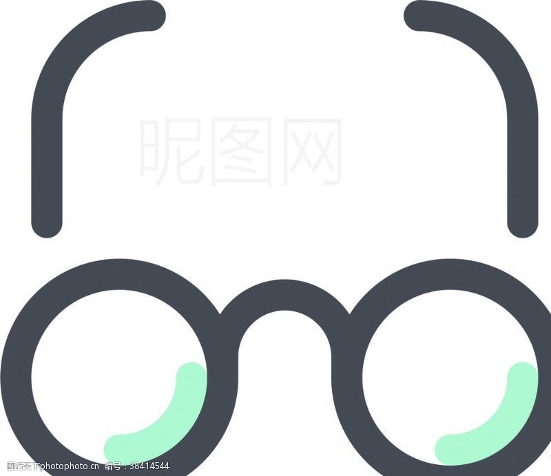 微博标志眼镜