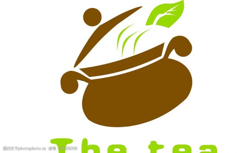 创意茶叶名片茶具茶叶类目logo