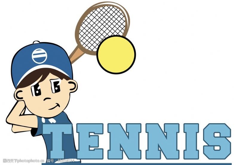 班服定制卡通漫画网球小子logo