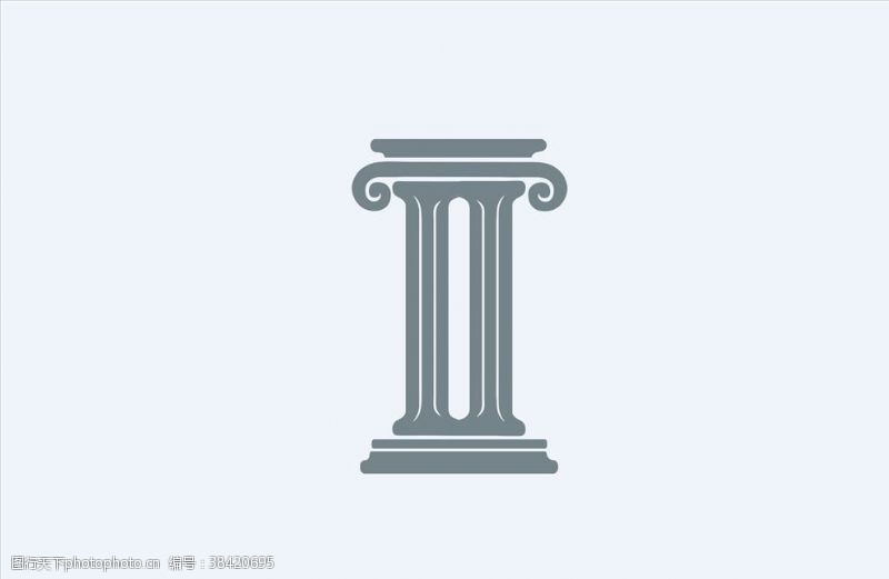图腾柱矢量图形罗马柱