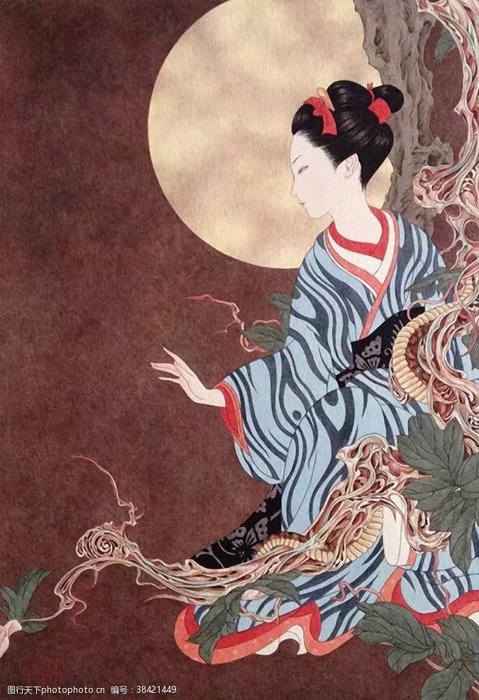 浮世绘美人图日式美女