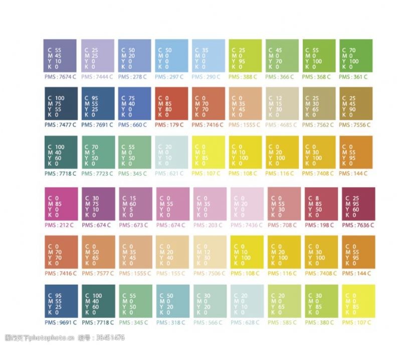 Cmyk色卡图片免费下载 Cmyk色卡素材 Cmyk色卡模板 图行天下素材网