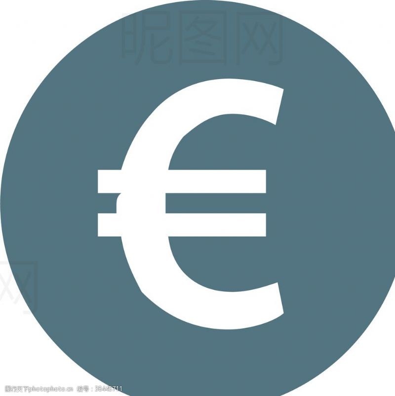 硬币欧元标志