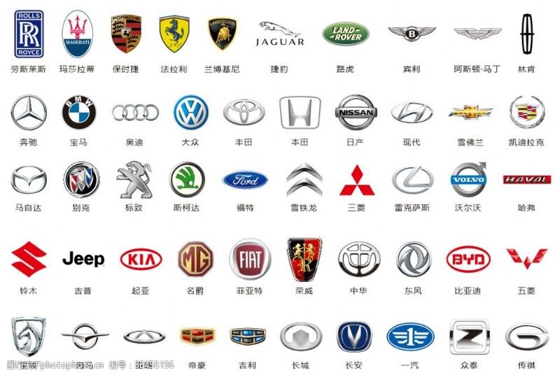 汽车logo汽车图标