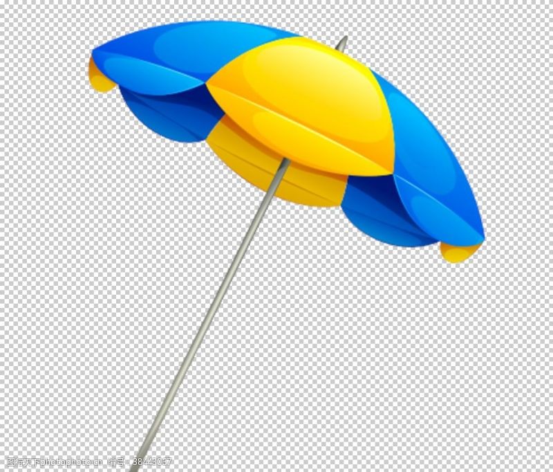 遮阳伞夏季旅游合成海报素材