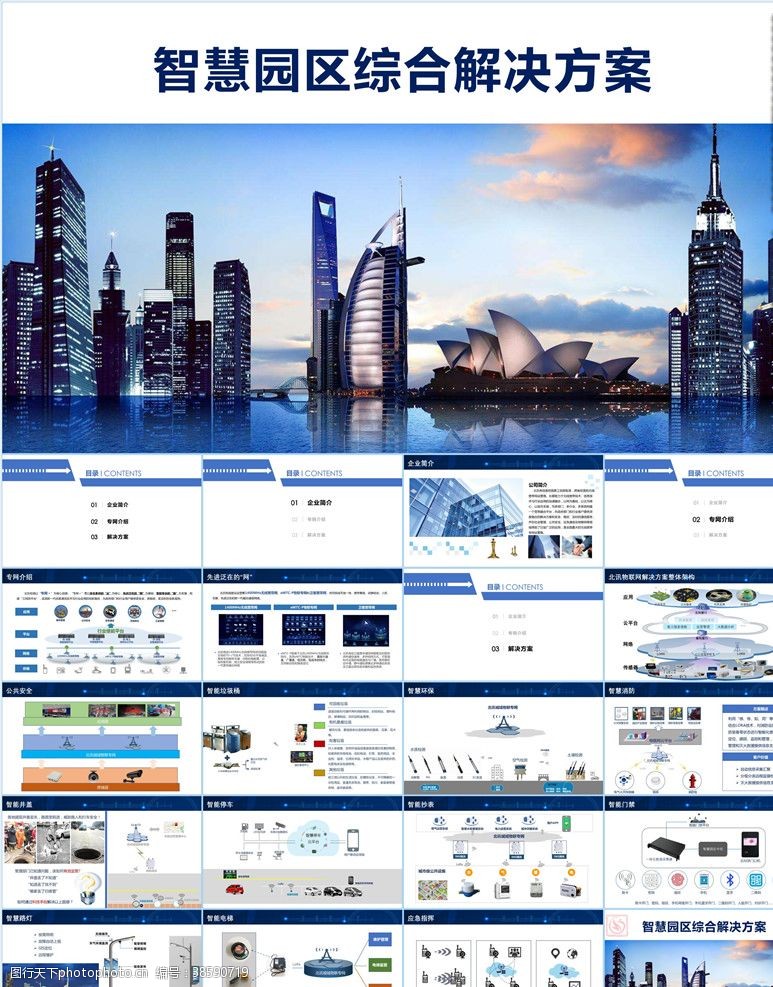 网络解决方案智慧园区规划PPT