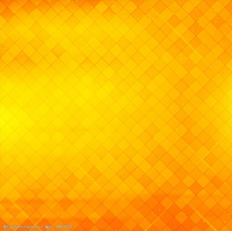 彩色海报橙色背景