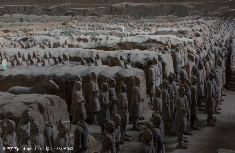 芦雁图兵马俑