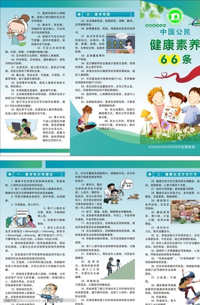 公民素养健康素养66条