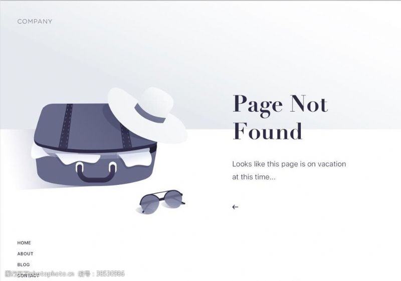 眼镜行海报404报错页面