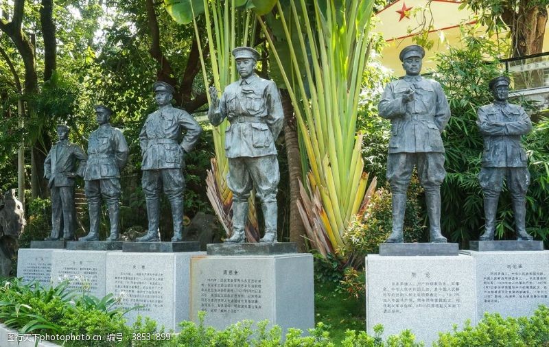 潮州人南昌起义领导人雕塑