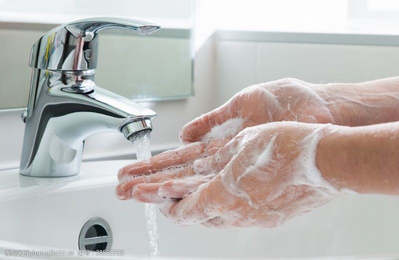 消毒液洗手