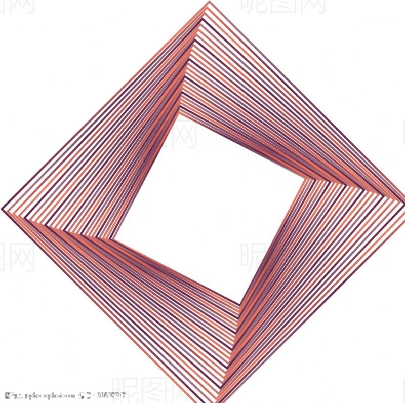 三角形标志创意四边形