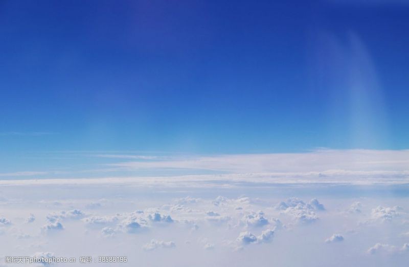 太空飞机大气层云海