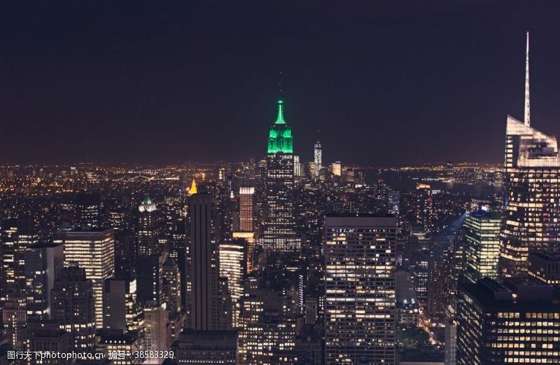 纽约夜景图片免费下载 纽约夜景素材 纽约夜景模板 图行天下素材网