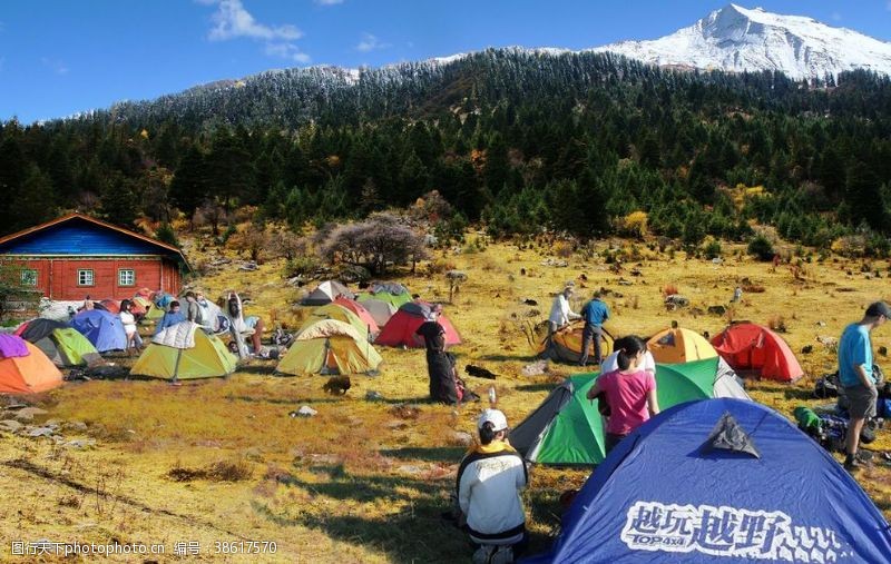 游客中心西藏野餐帐篷露营地