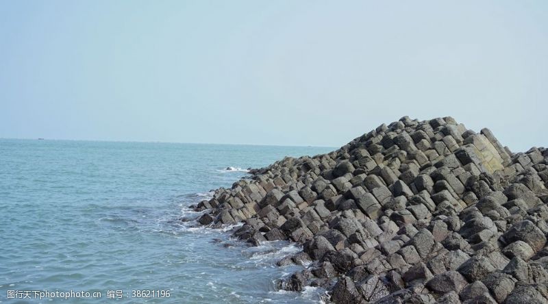 天然石海边石头