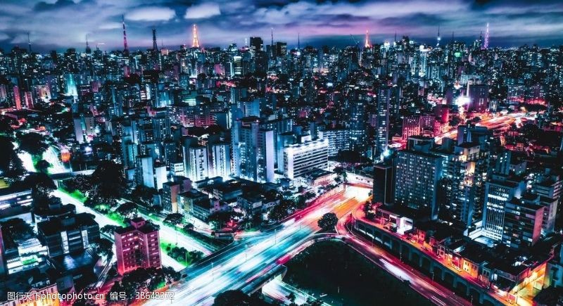华帝城市夜景