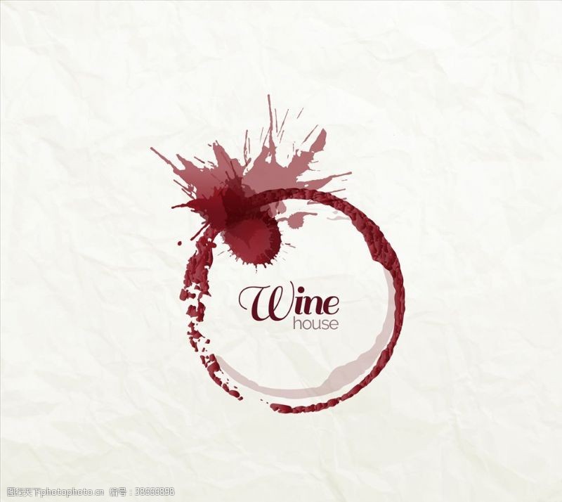 水符号葡萄酒色斑标志