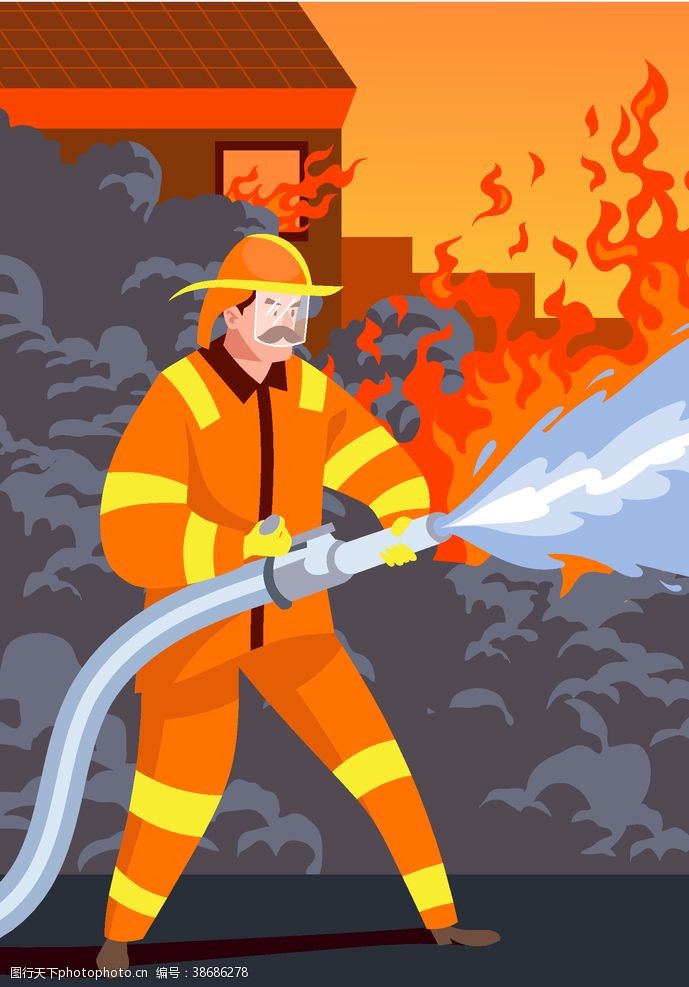 环保卫士消防员
