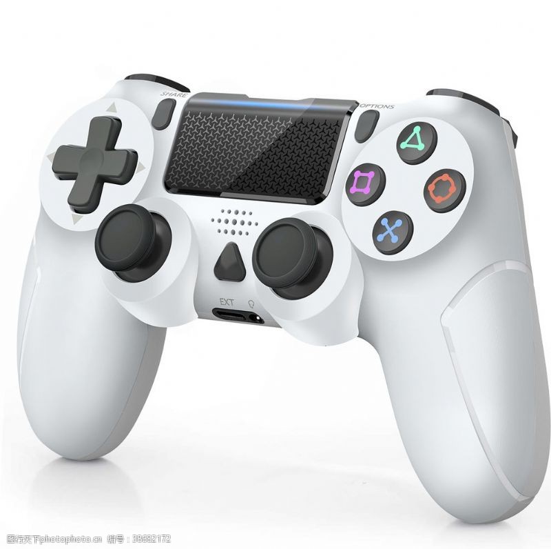 电脑游戏PS4白色手柄主图