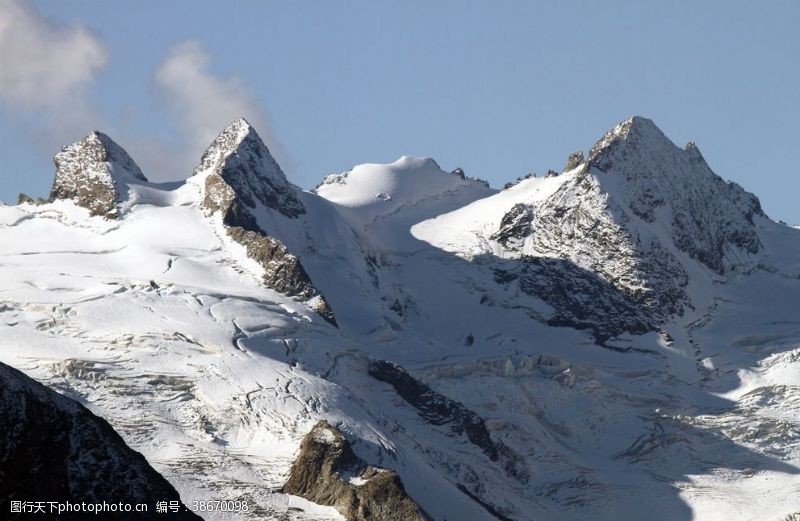 瑞士风光雪山