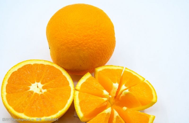 水果切面橙子