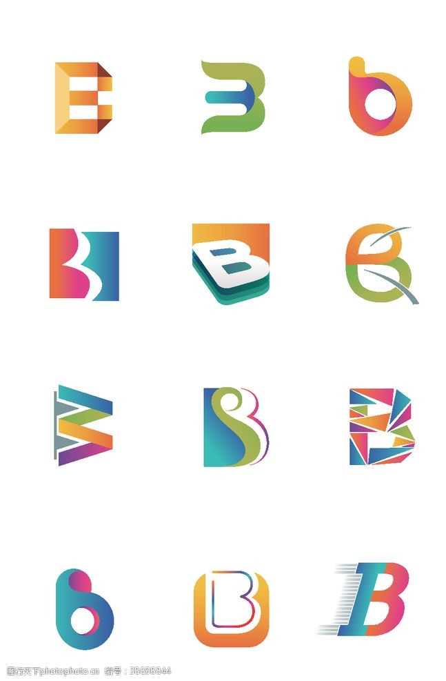 常用社交图标字母B常用小图标