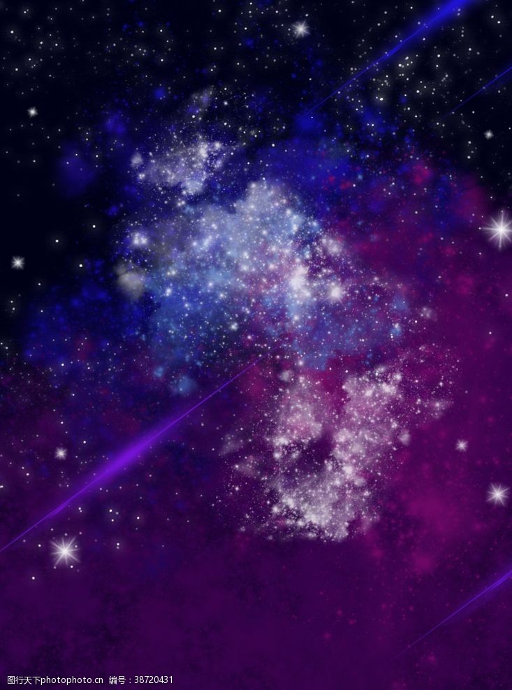 紫色展板紫色星空