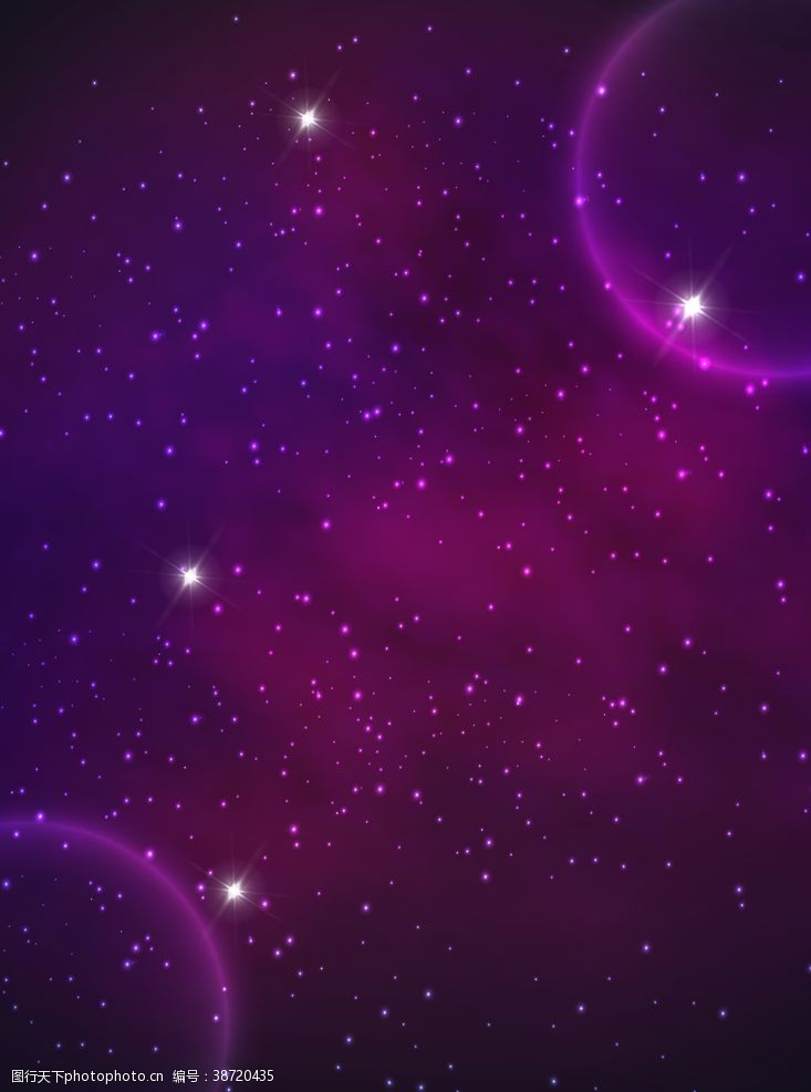 紫色展板紫色星空