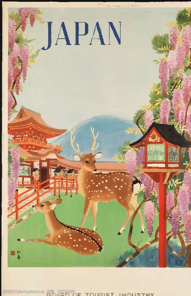 樱花图案日本文化