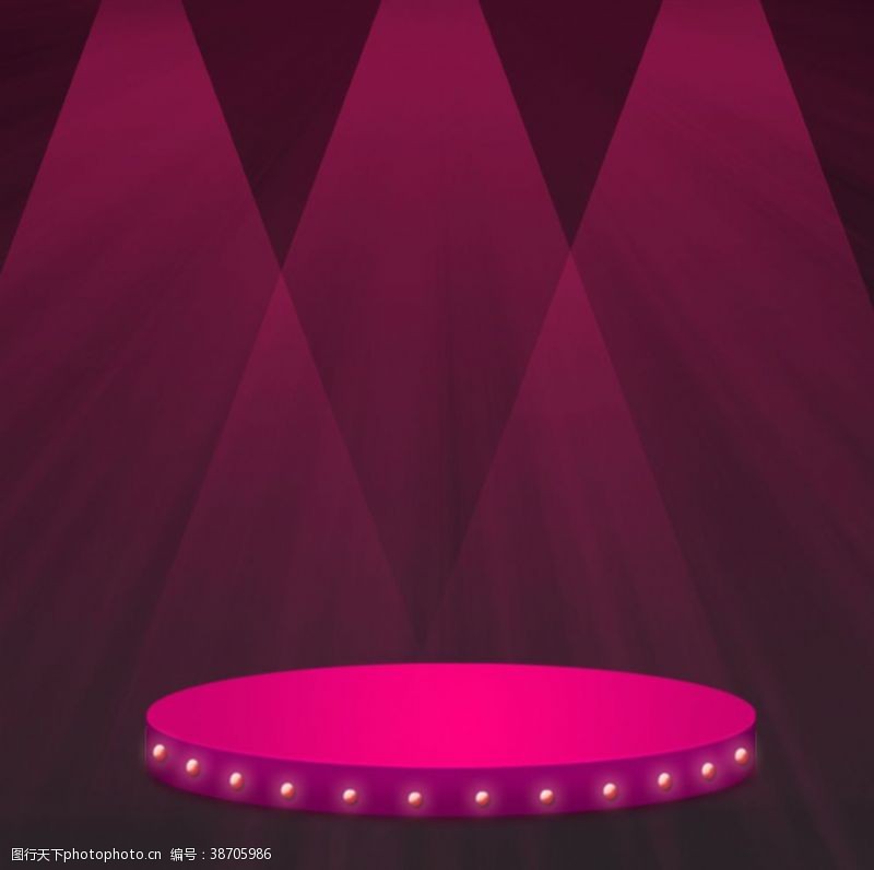 紫色展板淘宝主图舞台灯光效果