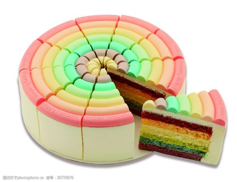 西米糕彩虹蛋糕