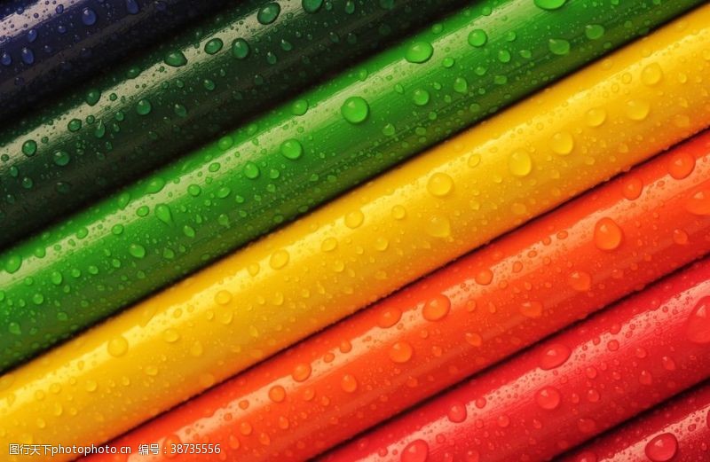 彩色铅笔铅笔蜡笔色彩缤纷