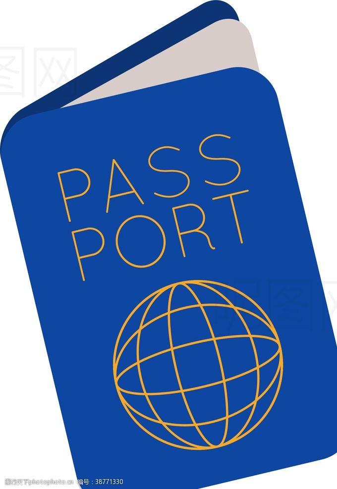 行李箱图标护照