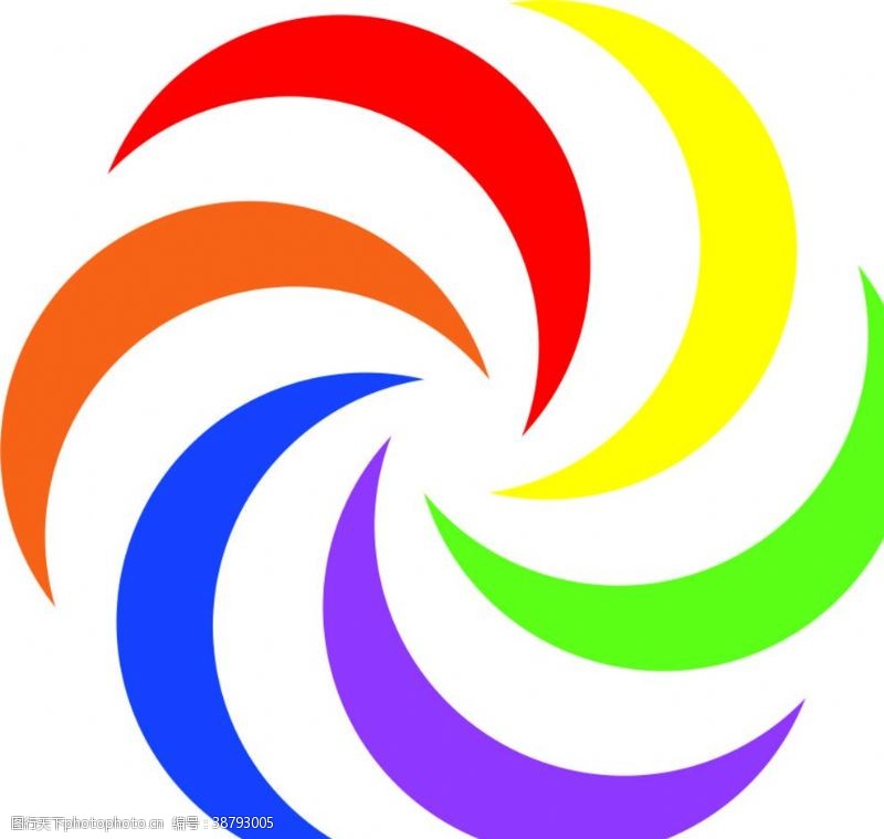七彩月牙logo