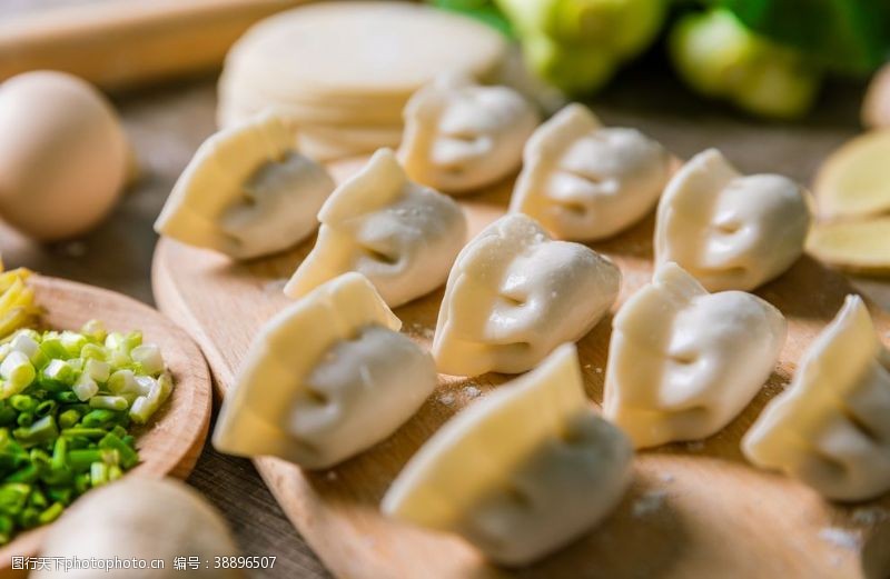 水墨粽子水饺