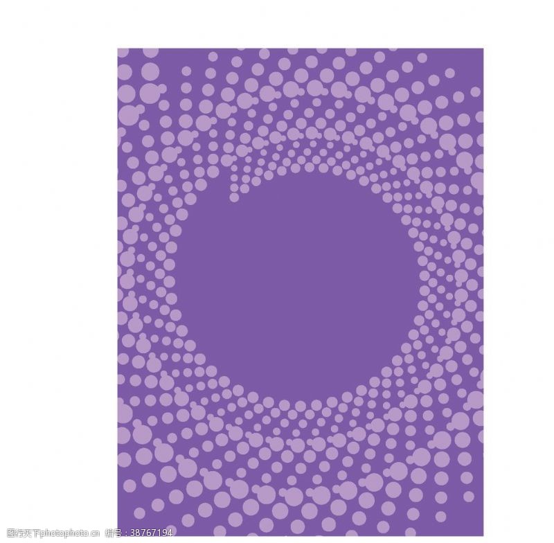 分形螺旋背景紫色螺旋波点