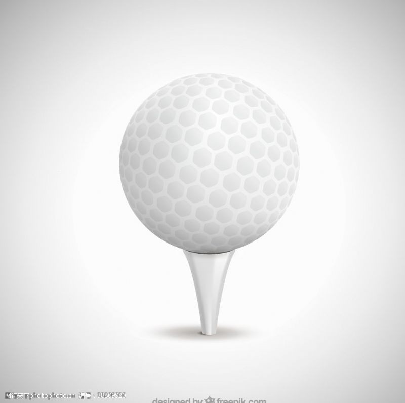 白色高尔夫球图片