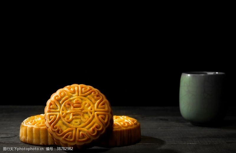 细沙中国风中秋月饼